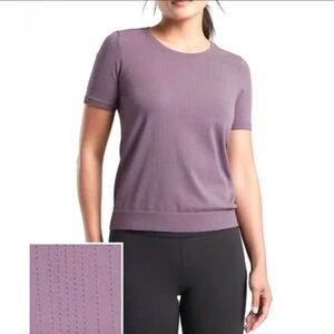 Athleta In Motion Seamless Tee *Dusk Violet